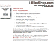 Tablet Screenshot of i-bikeshop.com